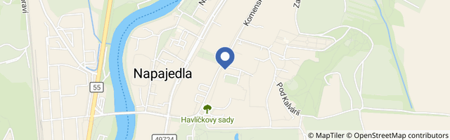 Mapa - Muzeum Napajedla