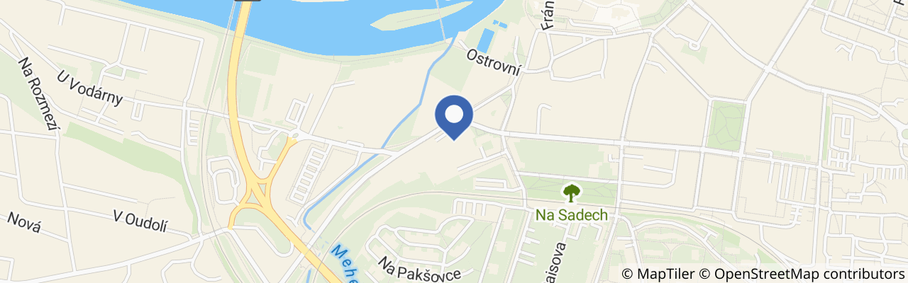 Mapa - Středověká krčma u Jakuba v Písku