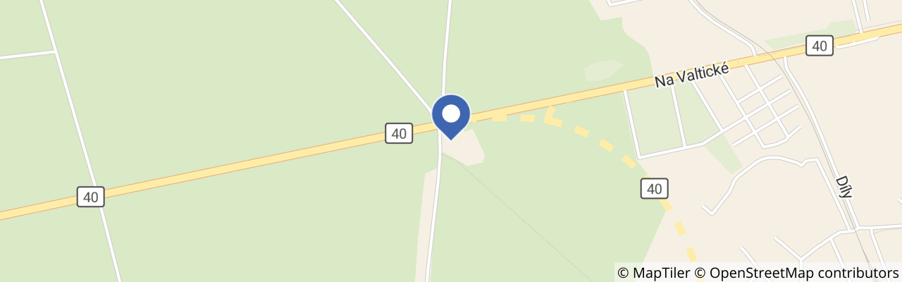 Mapa - Lanové centrum Hájenka Park v Břeclavi