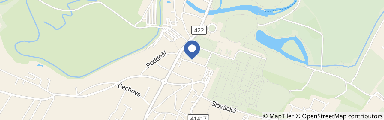 Mapa - Lichtenštejnské domky