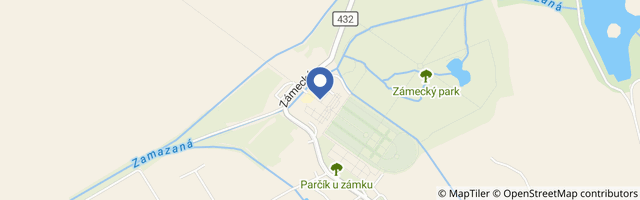 Mapa - Zámek Milotice