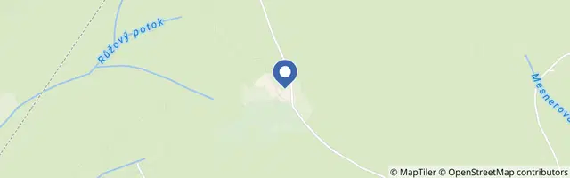 Mapa - Horská bouda Růžohorky