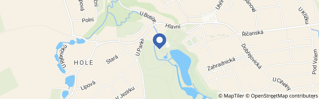 Mapa - Průhonický park