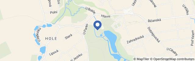 Mapa - Průhonický park