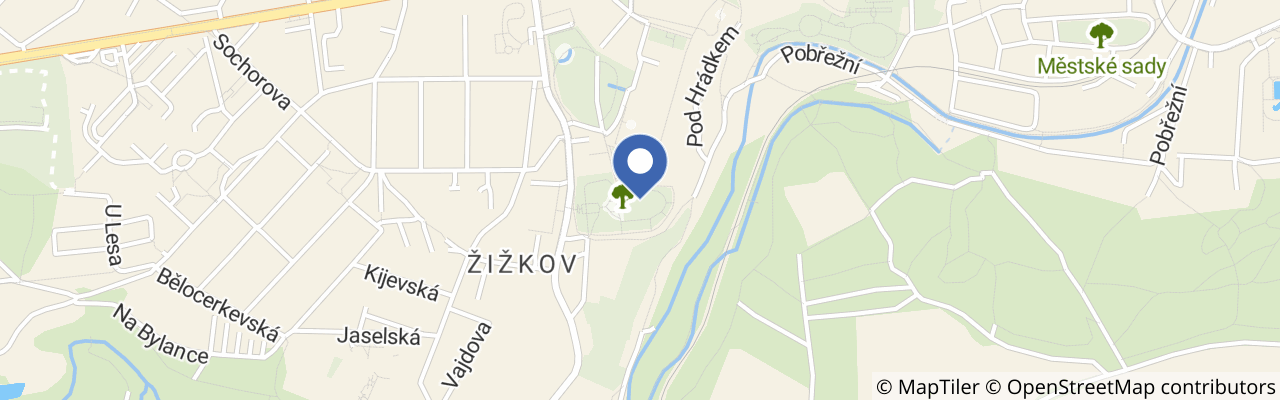 Mapa - Chrám sv. Barbory