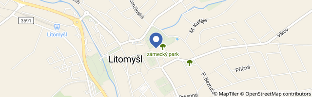 Mapa - Zámek Litomyšl