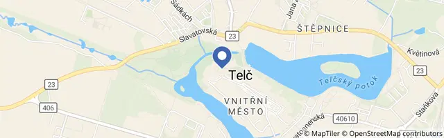 Mapa - Zámek Telč