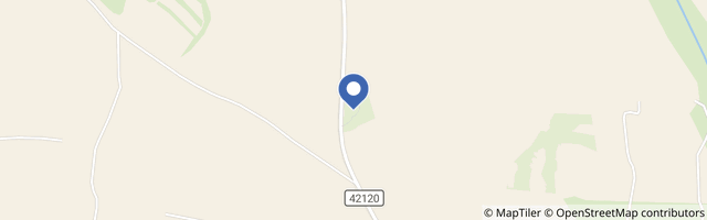 Mapa - Kočičí skála u Mikulova