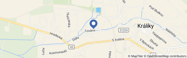 Mapa - Království sov Králíky