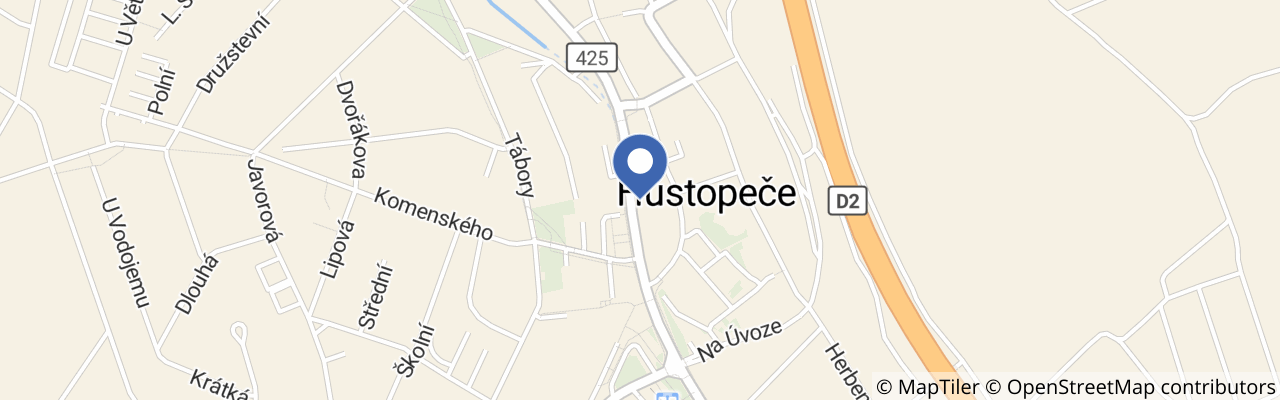 Mapa - Penzion Pod Radnicí