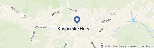 Mapa - Svět motocyklů a hraček v Kašperských Horách