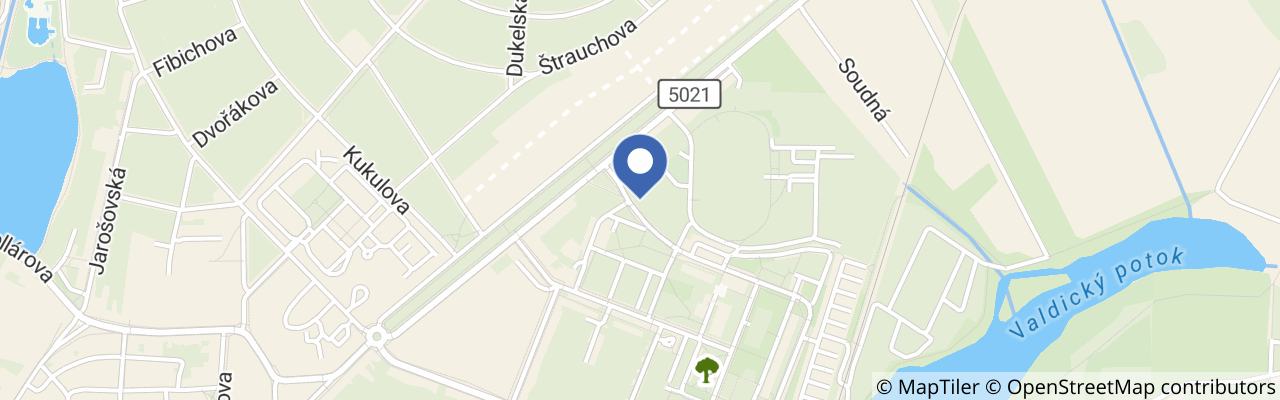 Mapa - Aqua centrum Jičín