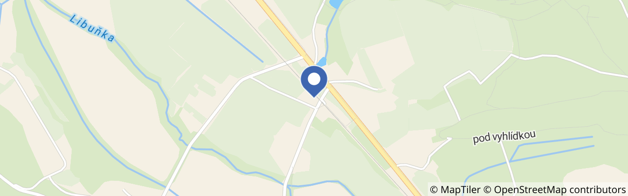 Mapa - Motomuzeum Borek pod Troskami