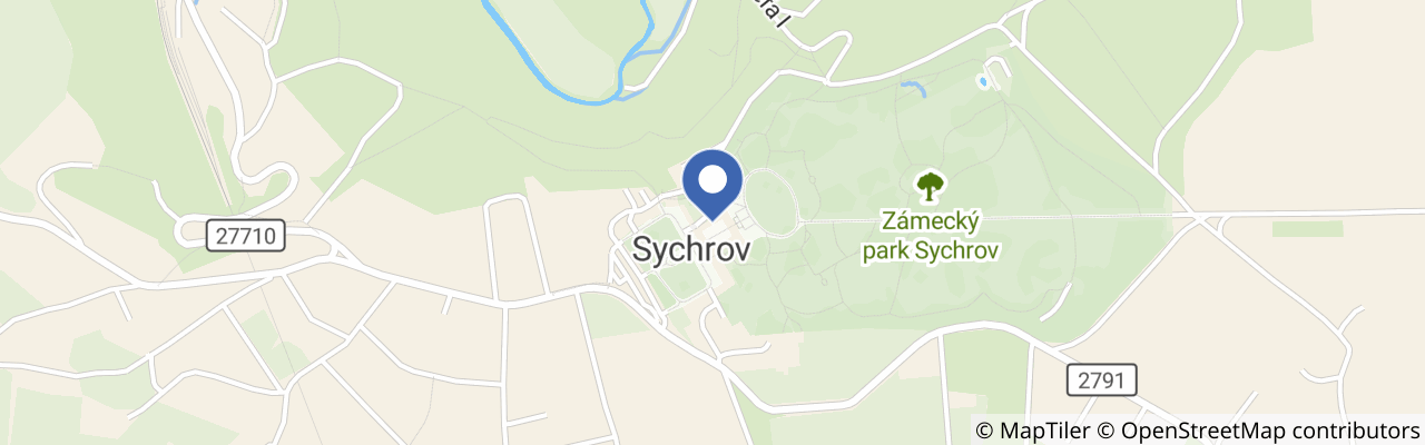 Mapa - Zámek Sychrov