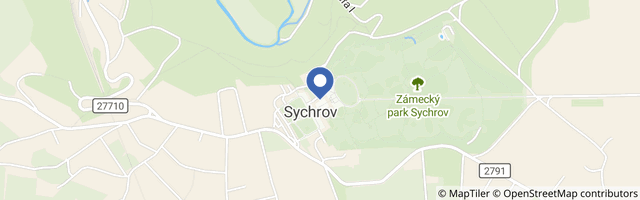 Mapa - Zámek Sychrov