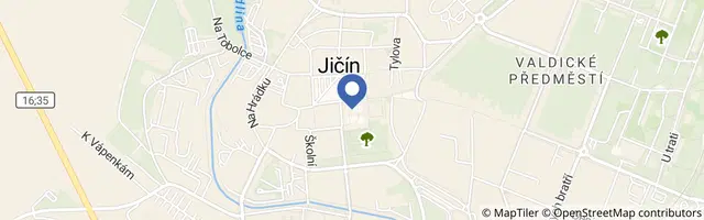 Mapa - Rumcajsova stezka z Mladějova do Jičína