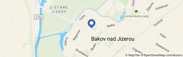 Mapa - Klokočská naučná stezka