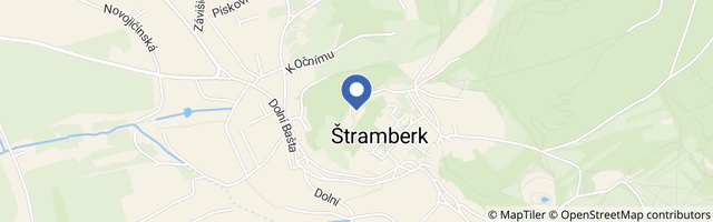 Mapa - Hrad Štramberk
