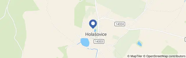 Mapa - Holašovice