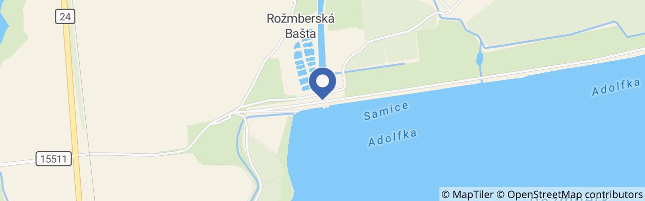 Mapa - Cyklotrasa Lužnice - Nežárka