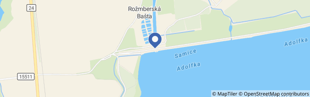 Mapa - Cyklotrasa Lužnice - Nežárka