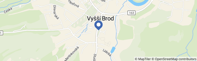 Mapa - Šumavská cyklomagistrála Železná Ruda - Vyšší Brod