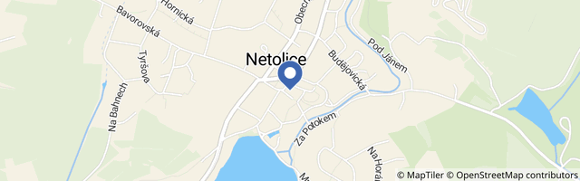 Mapa - Cyklostezka kolem rybníků u Netolic