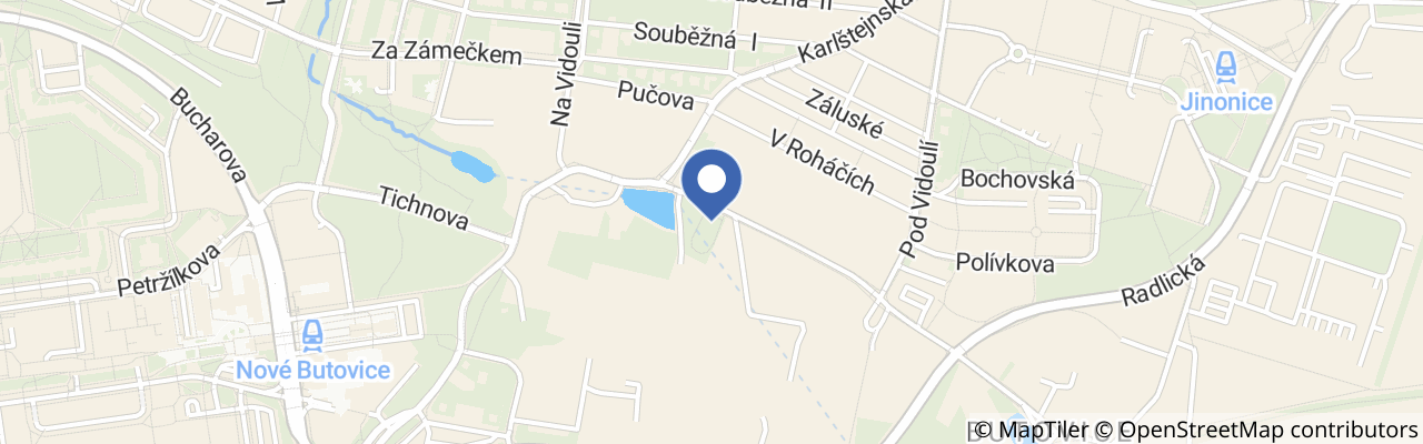 Mapa - SPORTJOY příměstský tábor Praha 13 - Nové Butovice