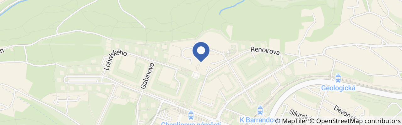 Mapa - SPORTJOY příměstský tábor  Praha 5 - ZŠ Barrandov