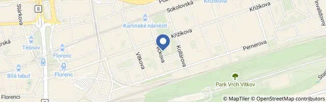 Mapa - Jazykové příměstské tábory v Praze s Jipkou