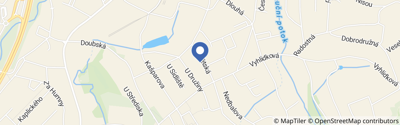 Mapa - Prázdniny plné sportu se Sport Kids - Liberec Vesec