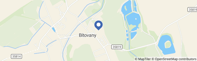 Mapa - Exotika na ranči Bítovany