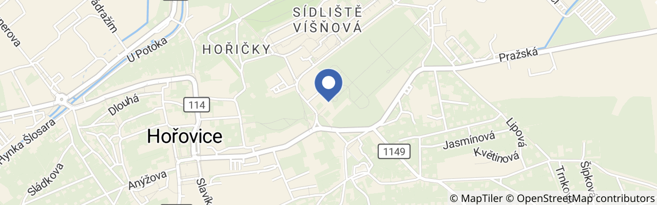 Mapa - Zámek Hořovice - duplicita