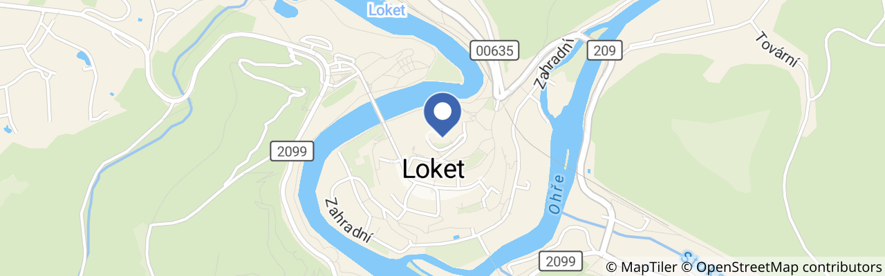 Mapa - Hrad Loket