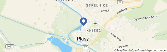 Mapa - Centrum stavitelského dědictví Národního technického muzea Plasy
