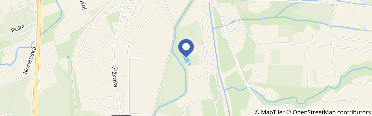 Mapa - Koupaliště Frýdlant nad Ostravicí