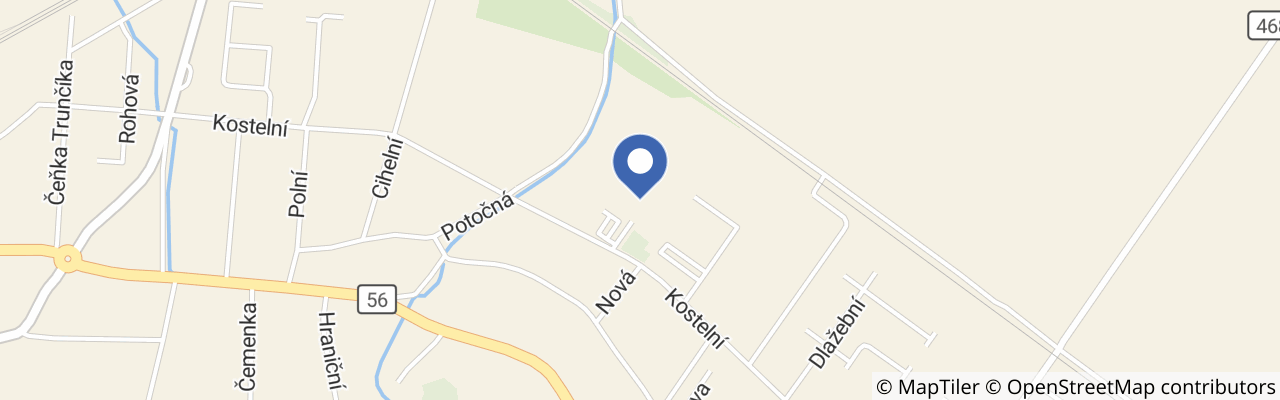 Mapa - Aquapark Kravaře