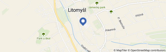 Mapa - Litomyšl