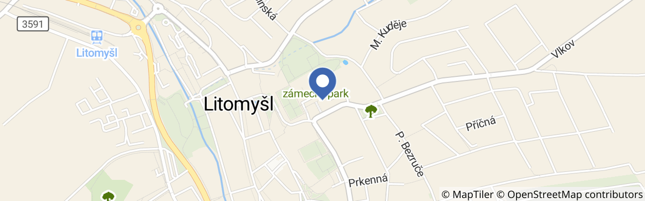 Mapa - Rodný byt Bedřicha Smetany