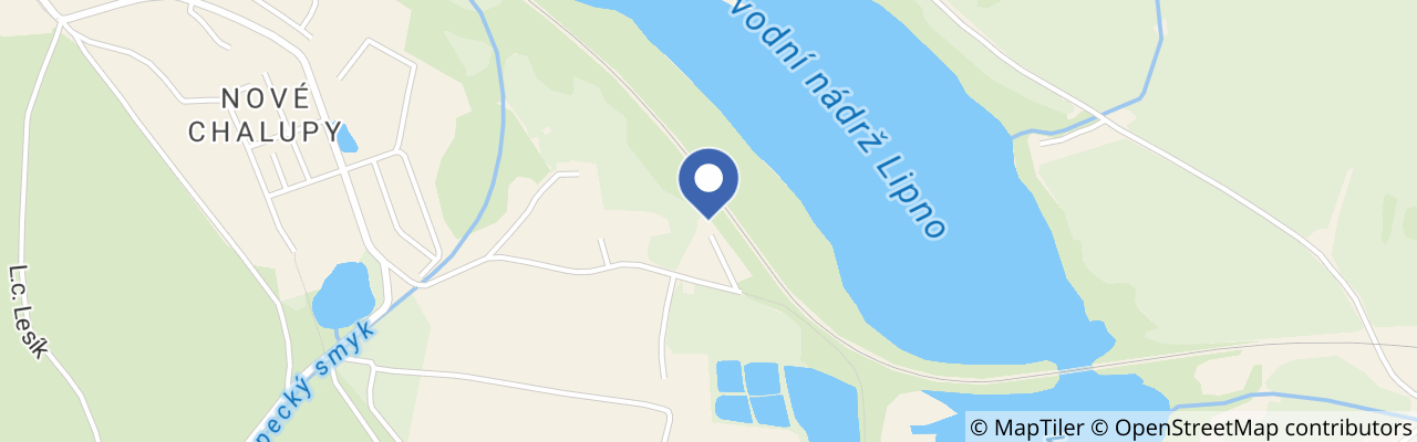 Mapa - Plešné jezero