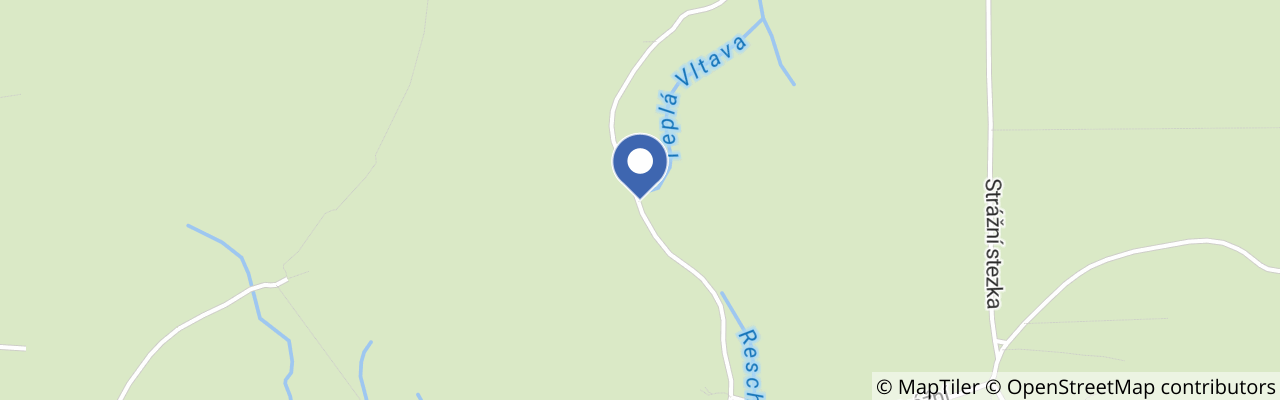 Mapa - Pramen Vltavy