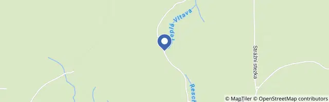 Mapa - Pramen Vltavy