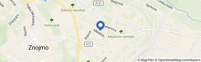 Mapa - Jižní Morava: S koloběžkou do Znojma