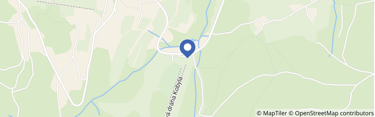 Mapa - Rozhledna na skokanském můstku Churáňov na Zadově