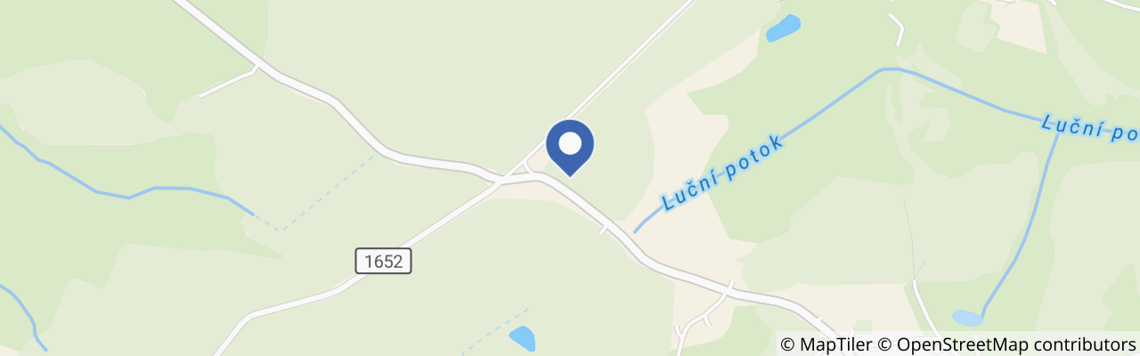 Mapa - Obora praturů Křišťanov