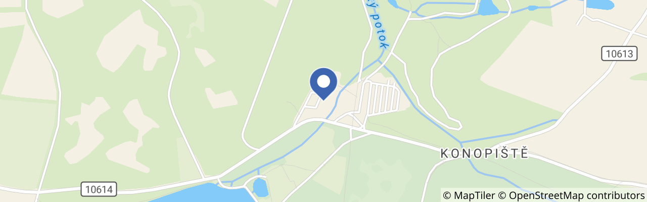 Mapa - Penzion Konopiště
