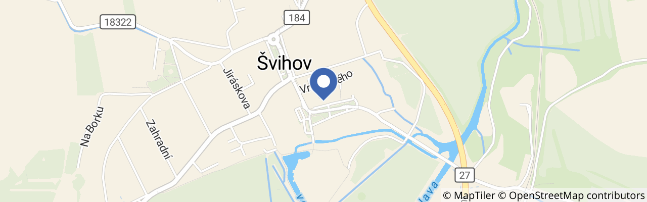 Mapa - Pohádková stezka Po stopách Popelky na Švihově