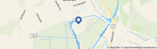 Mapa - Vodní hrad Švihov