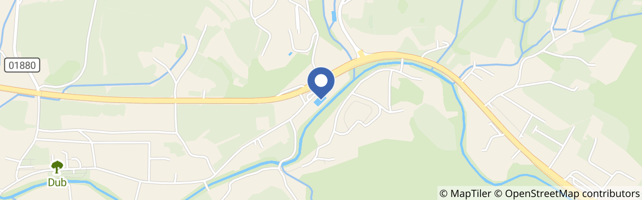 Mapa - Biotop Bečva