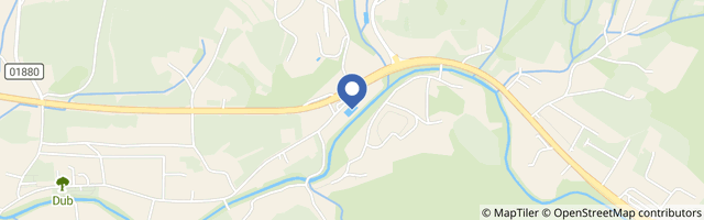 Mapa - Biotop Bečva